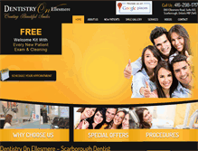 Tablet Screenshot of dentistryonellesmere.com